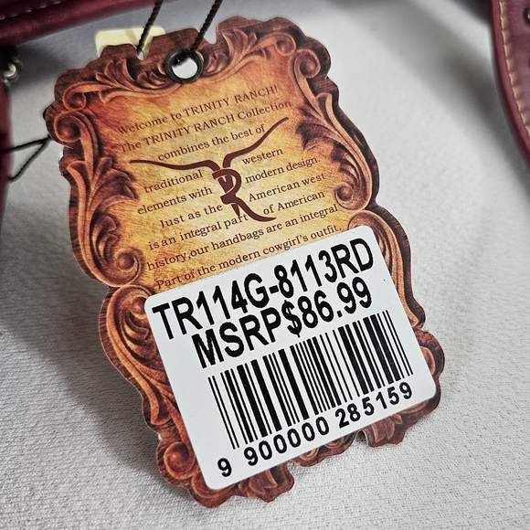 Trinity Ranch Embossed Concealed Carry Purse - Picture 12 of 16